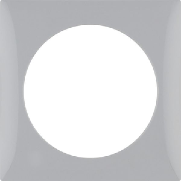 Berker 918272507, Rahmen 1fach Integro Flow grau glänzend