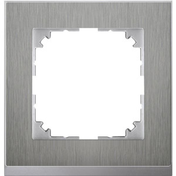 Merten MEG4010-3646,M-Pure Decor-Rahmen, 1fach, Edelstahl/aluminium, M-Pure Decor