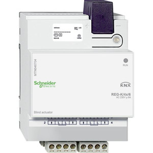 Schneider MTN646704,Jalousieaktor REG-K/4x/6, lichtgrau