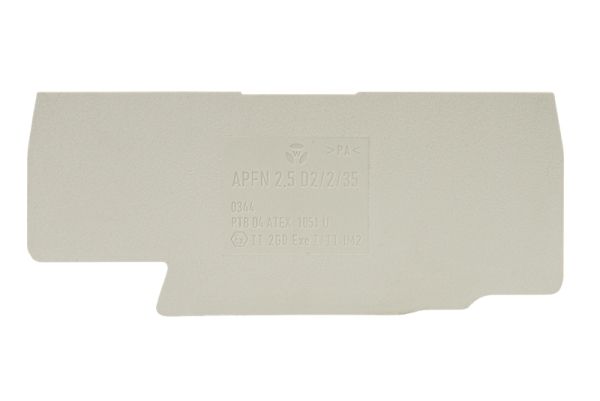 Wieland APFN 2,5 D2/2/35 Abschlussplatte (07.312.7155.0)