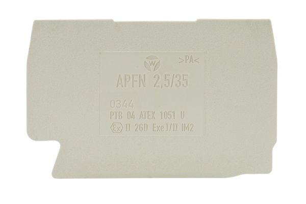 Wieland APFN 2,5/35 Abschlussplatte (07.312.6755.0)