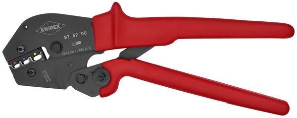 Knipex brün. plast. 250mm für isol. Kabelschu Crimp-Hebelzange (97 52 06) Knipex brün. plast. 250mm für isol. Kabelschu Crimp-Hebelzange (97 52 06)