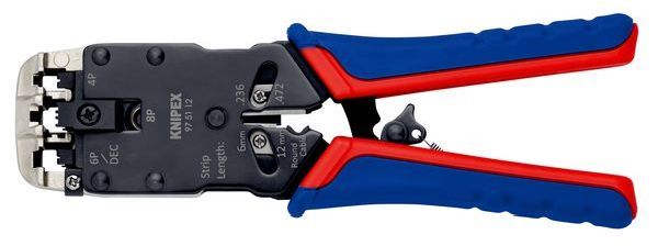 Knipex brün. isol. 200mm für Westernstecker Crimpzange (97 51 12) Knipex brün. isol. 200mm für Westernstecker Crimpzange (97 51 12)