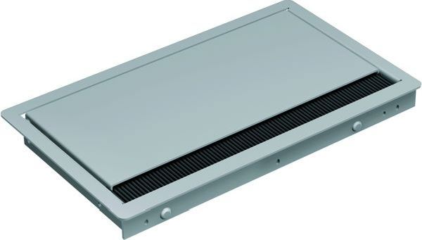 Bachmann f. Coni Cover kurz 3f. Silbergr. RAL9006 Einbaurahmen (338.0081)