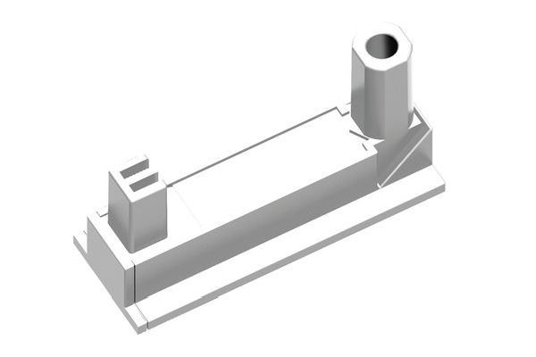 Bachmann DESK2 Inox lackiert Klebesockel-Set (918.111)