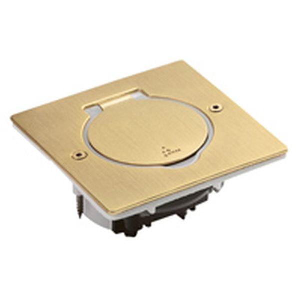 Legrand 1x2Mod Bronze quadratisch Deckelsatz (089710)