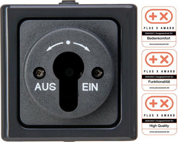 Heinrich AP-FR Schl.Sch. BlueElectric anthrazit Gehäuse für Schlüssel-Schalter (561715001)