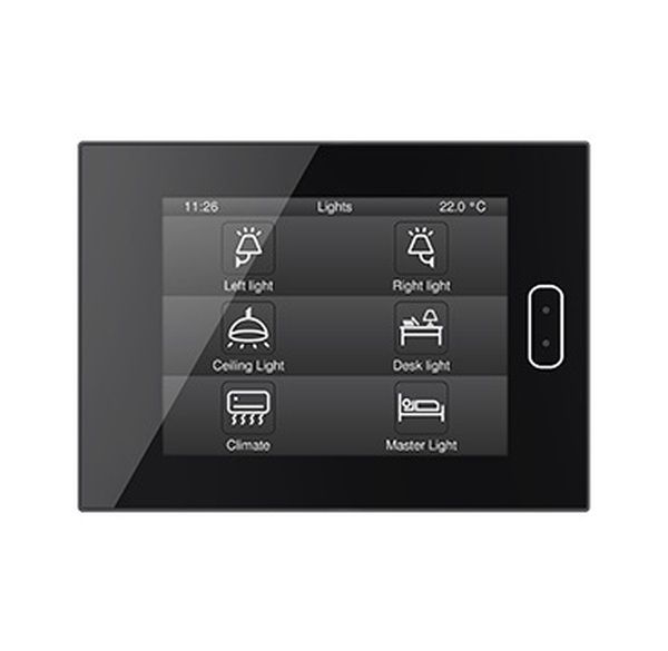 Zennio Z40 weiß kapazitives Farb-Touchpanel (ZVIZ40W) Zennio Z40 weiß kapazitives Farb-Touchpanel (ZVIZ40W)