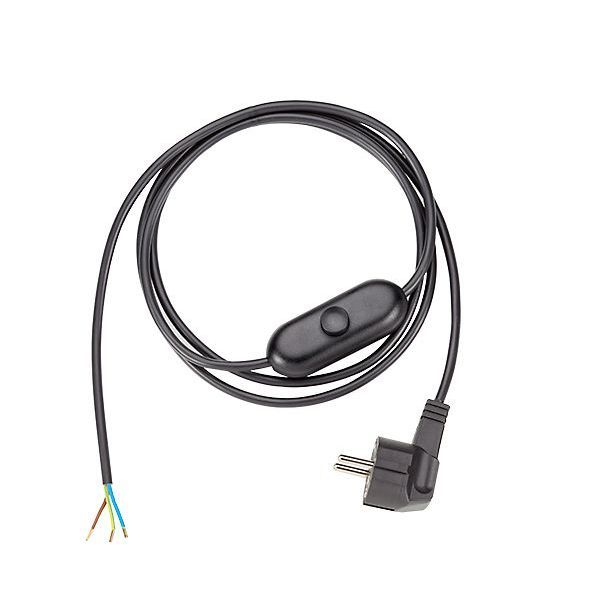 Bachmann 302.174 H03VV-F 3G0,75 2m schwarz Zuleitung (302.174)