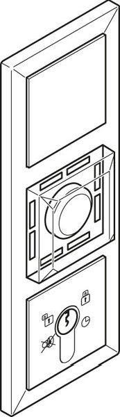 Assa uP-Fluchttürsteu. Gira E2 reinweiß Elektrischer Türöffner (1385-11A2--0400)