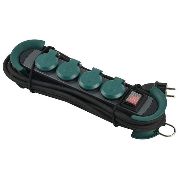 Bachmann HOOK Outdoor 4xCEE7/3 4,0m CEE7/7 IP44 Steckdosenleiste (500.200)