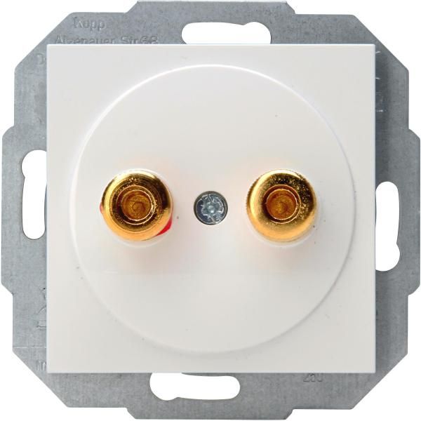 Heinrich HK07 reinweiß Lautsprechersteckdose (951629004)