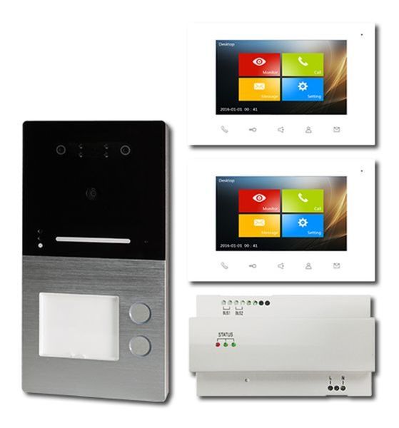 HHG Villa AP Set 2 FI Gesichtserkennung Video-Sprechanlagen-Set (Villa AP Set 2 FI)