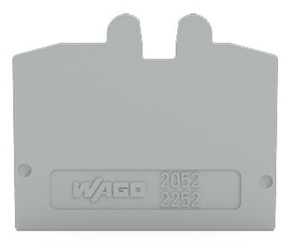 Wago grau Abschlussplatte (2052-1291) Wago grau Abschlussplatte (2052-1291)