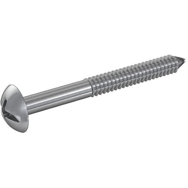 Pröpster M6x50mm gal. verz. Güte 5.6 Ansatzschraube (1244 M6X50 GAL)