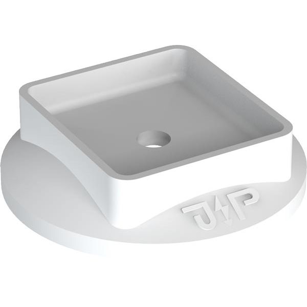 Pröpster grau 36mm für Niro-Clip-Schnapphalter Kunststoffrosette (1047)