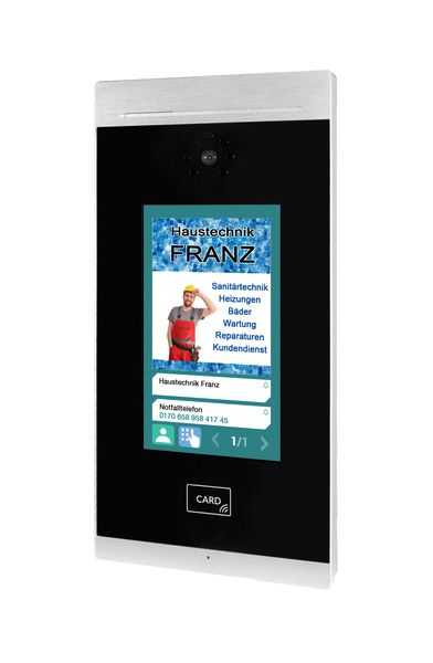 HHG AP bis 16-Fam mit RFID und Bluetooth® Türstation (Villa AP 8 AS)