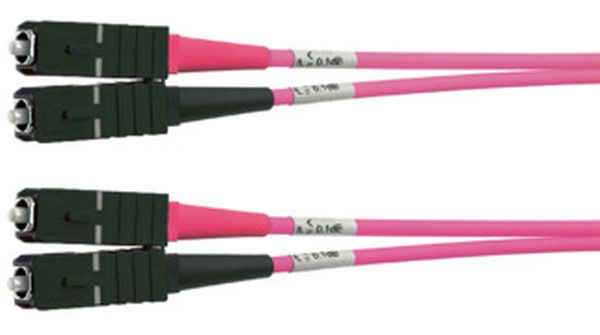 Telegärtner 50/125 OM4 L=2m Duplex-Rangierkabel (100011799)