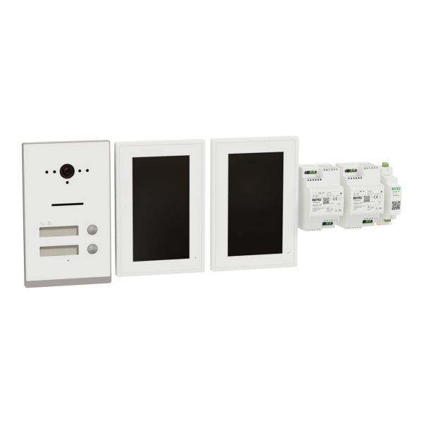 Ritto Listo TwinBus IP weiß UP Video-Zweifamilienhaus-Set (RGE2094270)