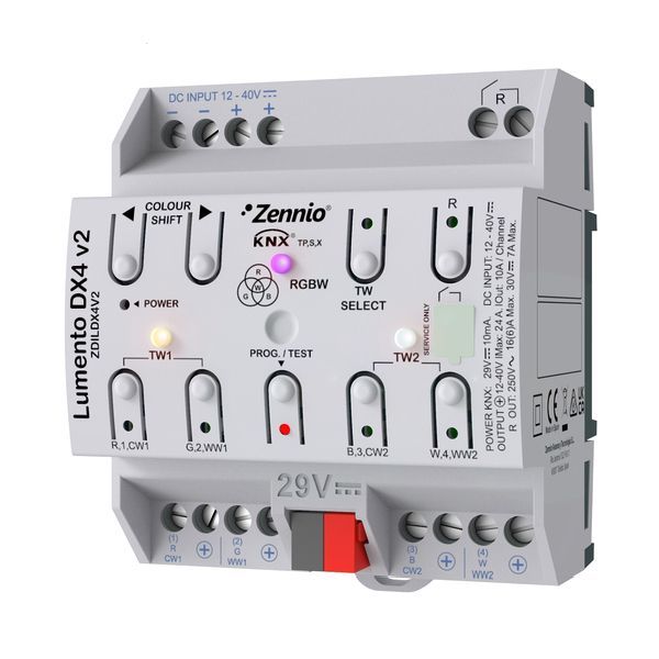 Zennio Lumento DX4 V2 Dimmaktor (ZDILDX4V2)