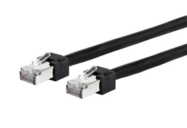 METZ 6kV Flex500 Outdoor 0,5m schwarz Patchkabel (13084F0500-E)