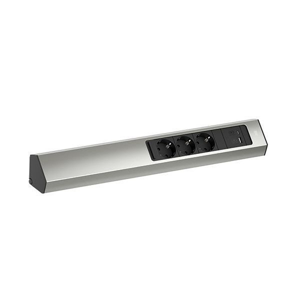 Bachmann CASIA 2 3xCEE7/3 1xUSB A/C 22W 2,0m Wandkanalsteckdose (932.006)
