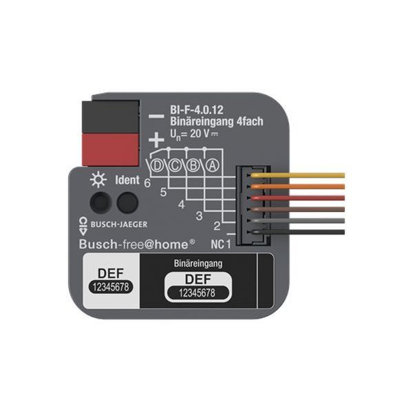 Busch-Jaeger BI-F-4.0.12 4fach uP Binäreingang (2CDG510024R0021)