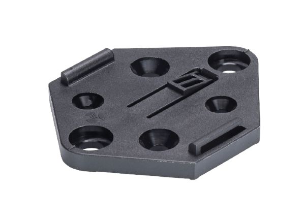 Wieland für RST16 VB SW schwarz Befestigungsplatte (06.562.5853.1)