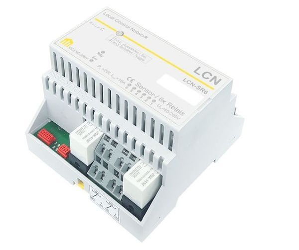 Issendorff LCN - SR6G 6 Ausgängen 16A f. Hutschiene Sensor-Relais-Modul (30356)