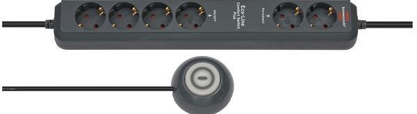 Brennenstuhl ECO-Line Comfort Switch Plus 6fach Steckdosenleiste (1159560516)