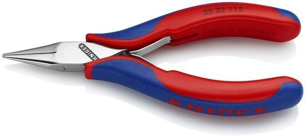 Knipex mit durchgestecktem Gelenk 115mm Elektronik-Greifzange (35 22 115 SB) Knipex mit durchgestecktem Gelenk 115mm Elektronik-Greifzange (35 22 115 SB)