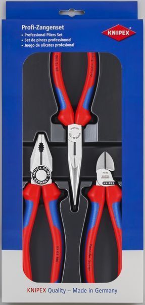 Knipex 1x 03 02 180 1x 26 12 200 1x 70 02 160 Montagepaket (00 20 11) Knipex 1x 03 02 180 1x 26 12 200 1x 70 02 160 Montagepaket (00 20 11)