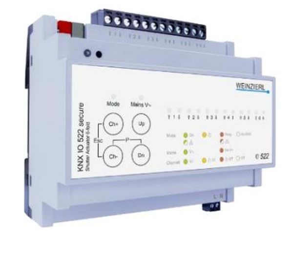 WEINZIERL KNX IO 522 secure Jalousieaktor (5496)
