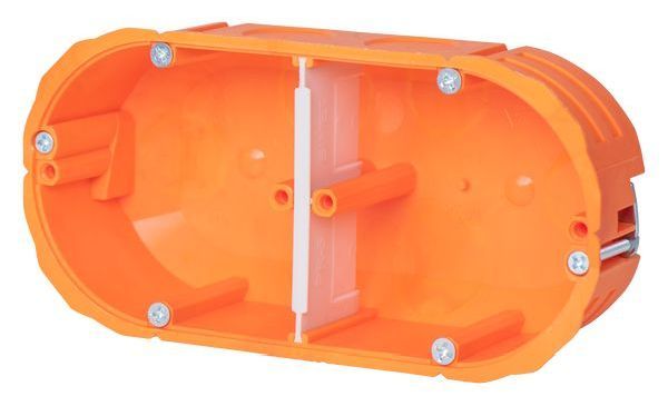 F-Tronic massiv HW20F 2-fach 2x Ø 68mm t=45mm HW-Gerätedose (7350153)