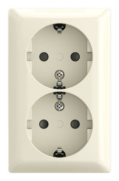Busch-Jaeger 202 EAPBJ-522 weiß Doppelsteckdose SCHUKO (2TKA00005532)