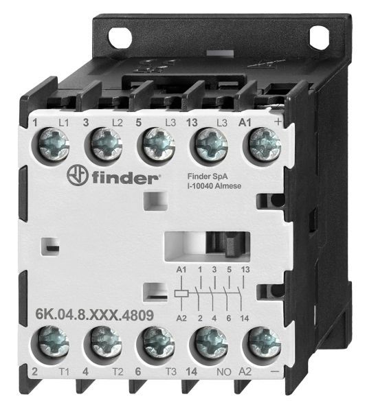 Finder Für Tragschiene 35mm 3Schließer 12A Mini-Industrieschütz (6K.04.9.024.4812)