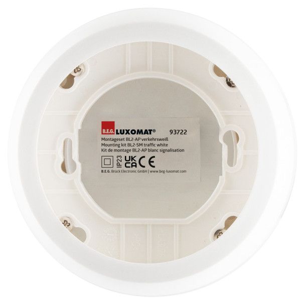 B.E.G. BL2-AP verkehrsweiß Montageset (93722)