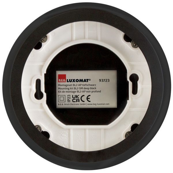 B.E.G. BL2-AP tiefschwarz Montageset (93723)