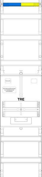 F-Tronic THB 1-feldrig H=1050mm 1-TRE-3.HZ 300mm Tariffeld (7141612)
