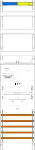 F-Tronic TS7 1-feldrig H=1050mm 1-TRE-3.HZ 300mm Tariffeld (7141610)