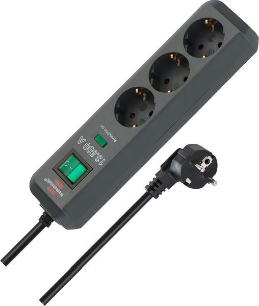 Brennenstuhl ECO-Line 3fach mit ÜSS 13.500A *DE* Steckdosenleiste (1158810315)