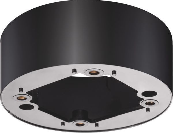 Niko Swiss Garde rund schwarz Aufputzdose (25422)