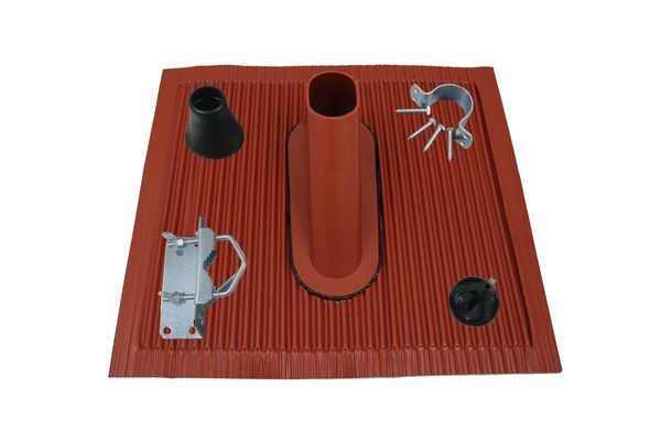 TELEVES MAZ60R 60mm Aluziegel rot Mastzubehör-Set (244014) TELEVES MAZ60R 60mm Aluziegel rot Mastzubehör-Set (244014)