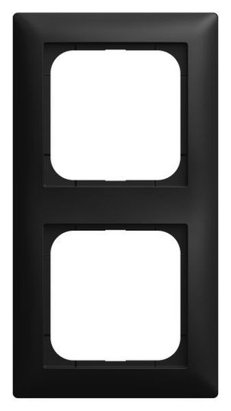 Busch-Jaeger 1722-915 2-fach schwarz matt Abdeckrahmen (2CKA001725A1569)