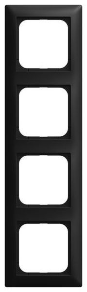Busch-Jaeger 1724-915 4-fach schwarz matt Abdeckrahmen (2CKA001725A1571)