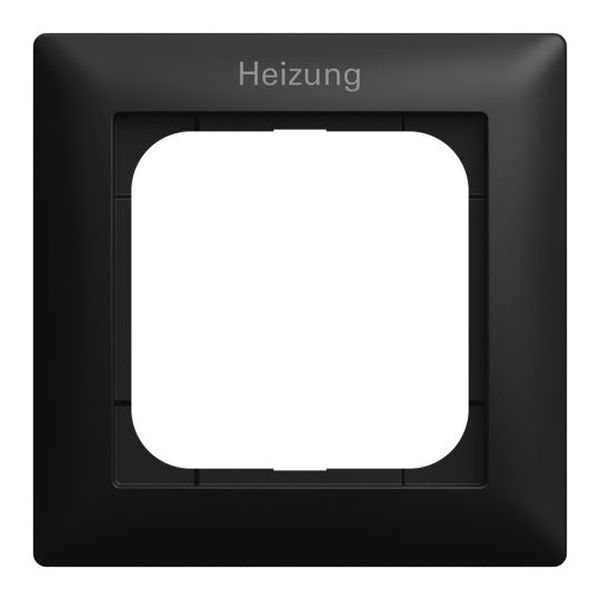 Busch-Jaeger 1721 JH-915 m. Aufdruck 1-fach schwarz m Abdeckrahmen (2CKA001725A1567)