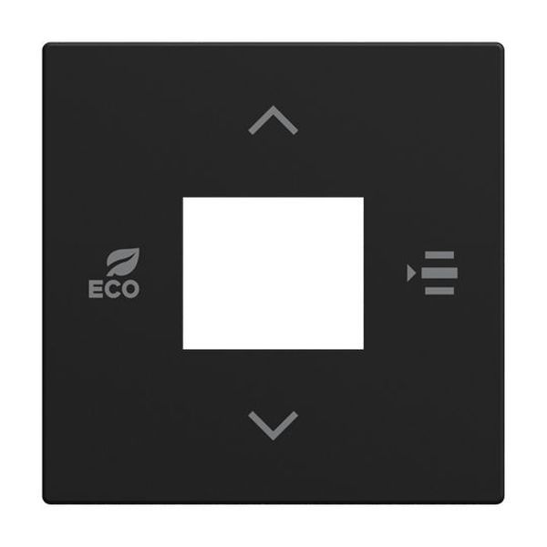 Busch-Jaeger 6236-915 f. Fan Coil-Regler schwarz matt Zentralscheibe (2CKA006220A1016)