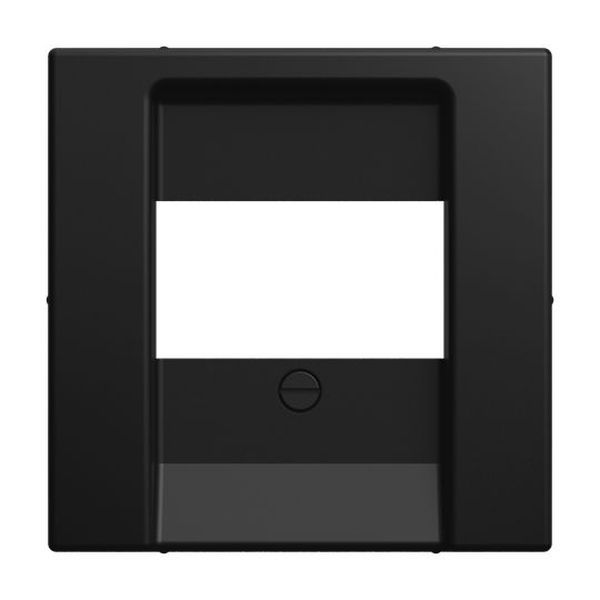 Busch-Jaeger 2539-915 Universal/TAE schwarz matt Zentralscheibe (2CKA001724A4468)