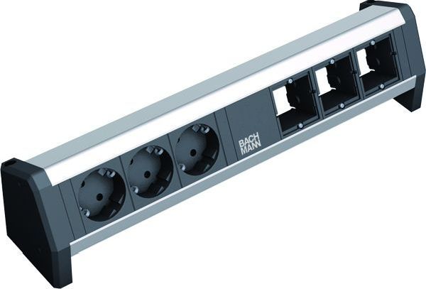 Bachmann DESK 3xSCHUKO 3xABD GST18 Steckdosenleiste (902.002)