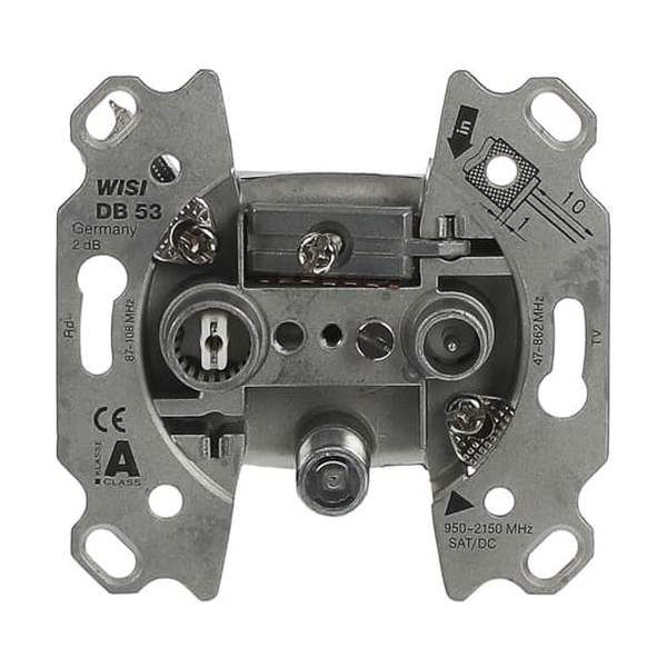 Busch-Jaeger 0232-102 3 Loch Stichdose Antennendosen-Einsatz (2CKA000230A1550)